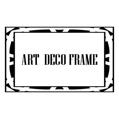 art deco çerçeve
