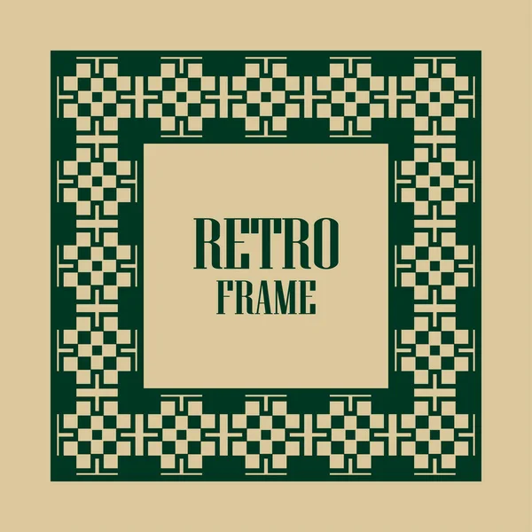 art deco çerçeve