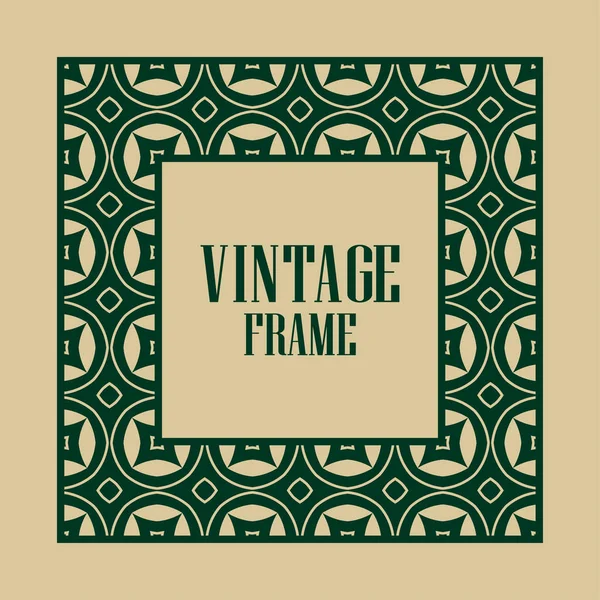 Art Deco Frame — Vector de stoc