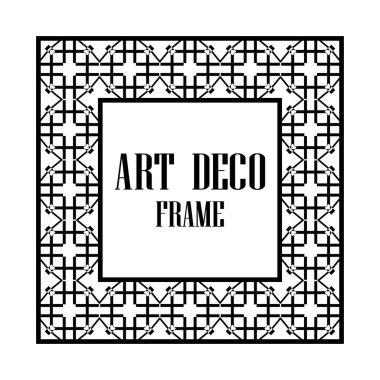 art deco çerçeve
