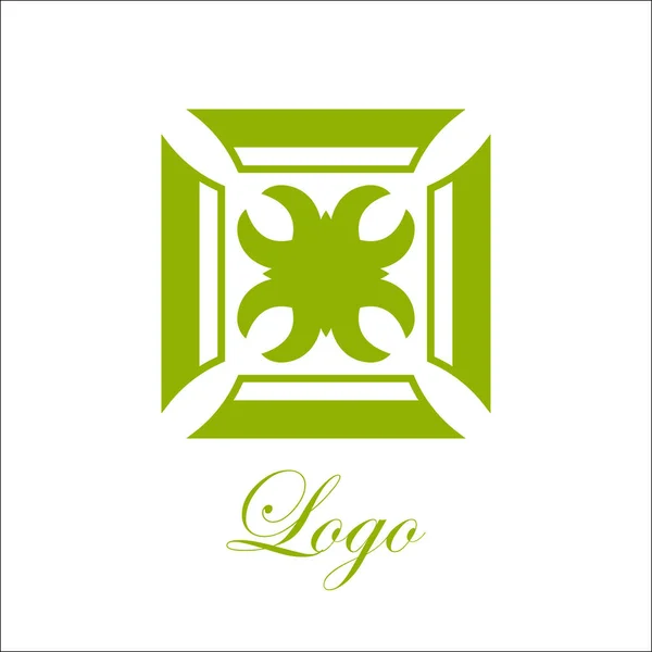 Logotipo ornamental vintage — Vetor de Stock