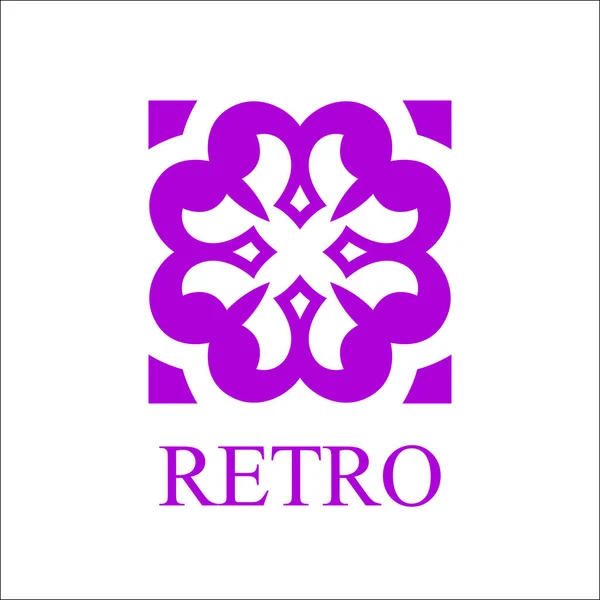 Logotipo ornamental vintage — Vetor de Stock