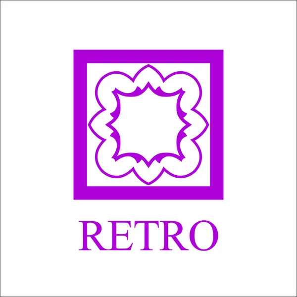 Logotipo ornamental vintage — Vetor de Stock