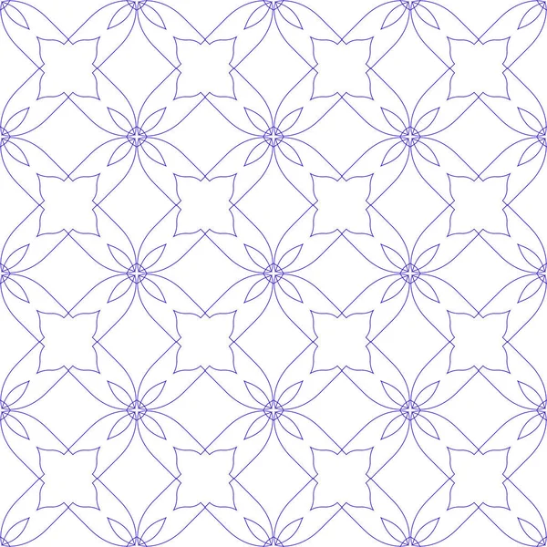 Patrón ornamental sin costura — Vector de stock