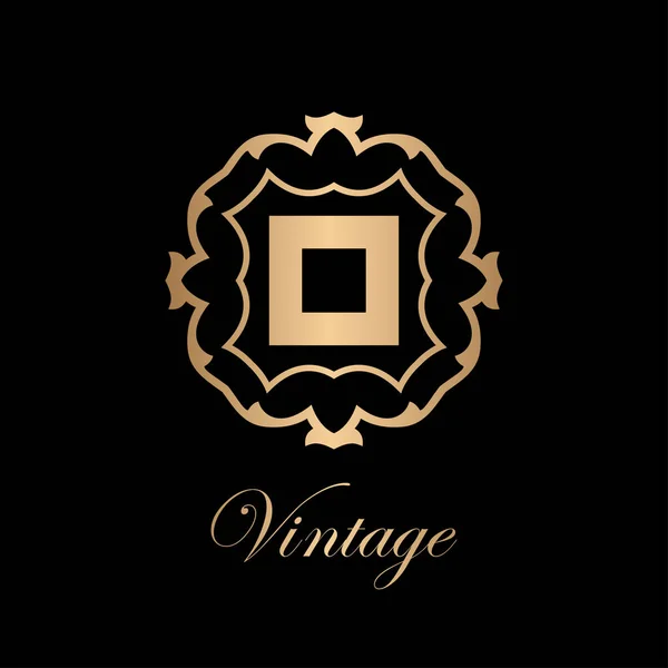 Logo ornamental vintage — Vector de stock