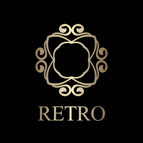 Logo ornamental vintage — Archivo Imágenes Vectoriales