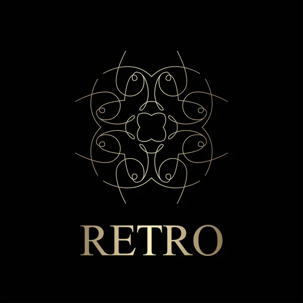 Logo ornamental vintage — Archivo Imágenes Vectoriales