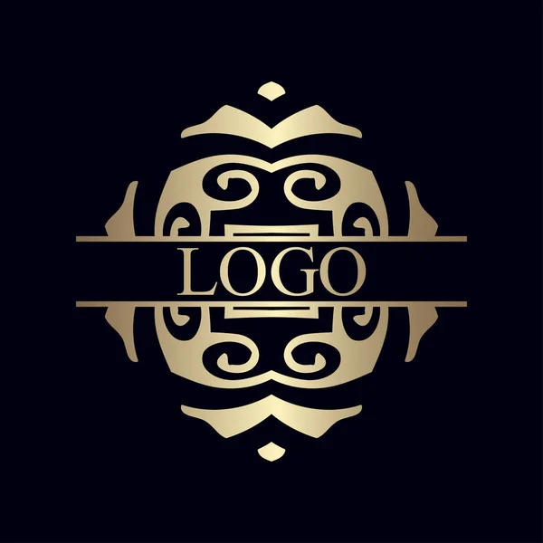 Logotipo ornamental vintage — Vetor de Stock