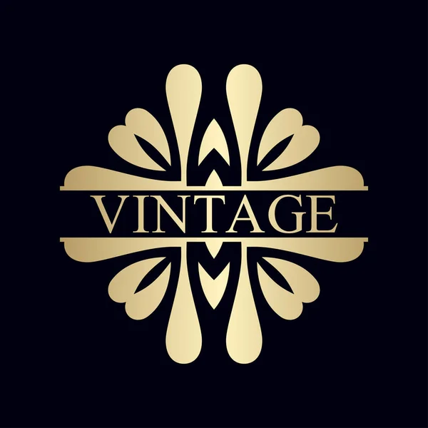 Logo ornamentale vintage — Vettoriale Stock