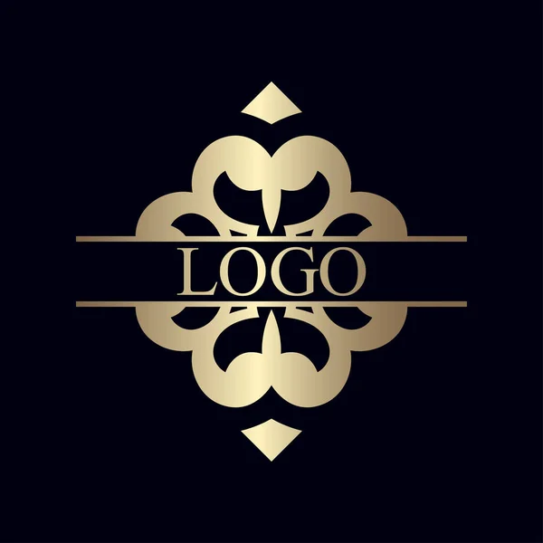 Vintage dekorativ logotyp — Stock vektor