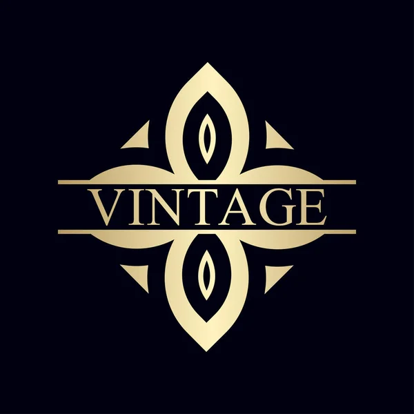 Logo ornamentale vintage — Vettoriale Stock