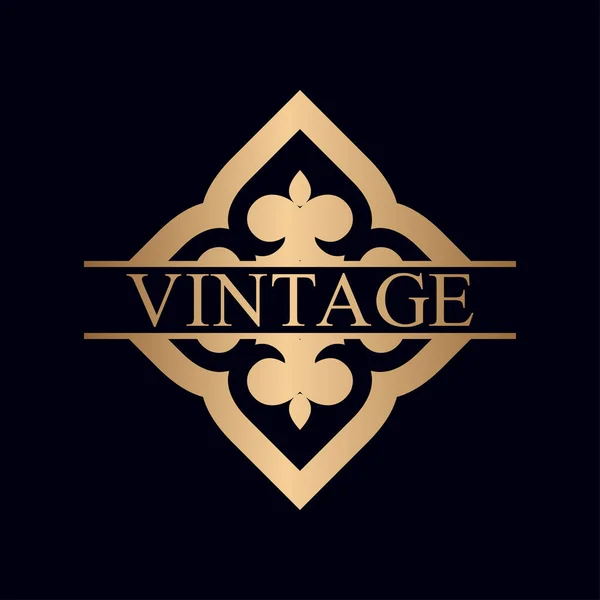 Logo ornamentale vintage — Vettoriale Stock