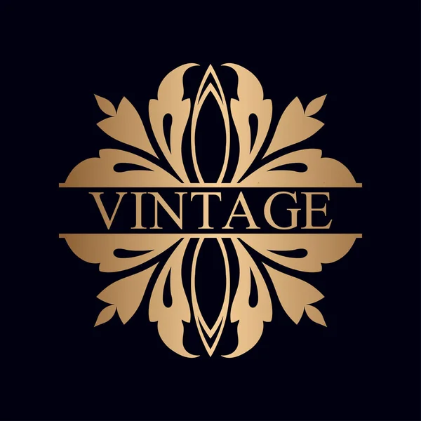 Logo ornamental vintage — Archivo Imágenes Vectoriales