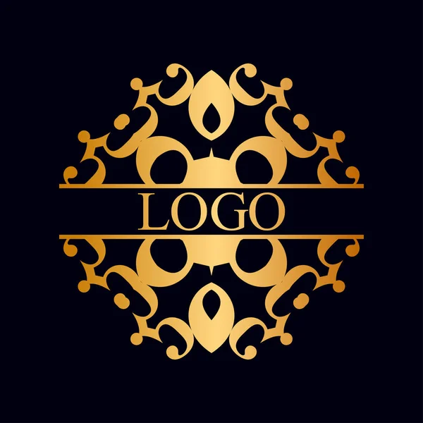 Logotipo ornamental vintage — Vetor de Stock