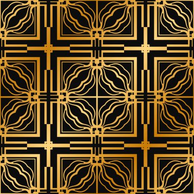 art deco dikişsiz desen