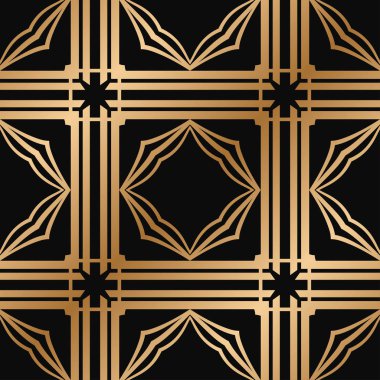 art deco dikişsiz desen