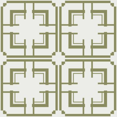 art deco dikişsiz desen