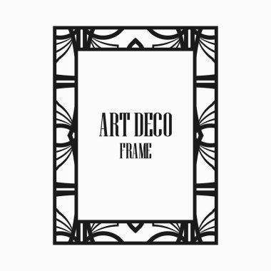 Art Deco kenarlık çerçevesi