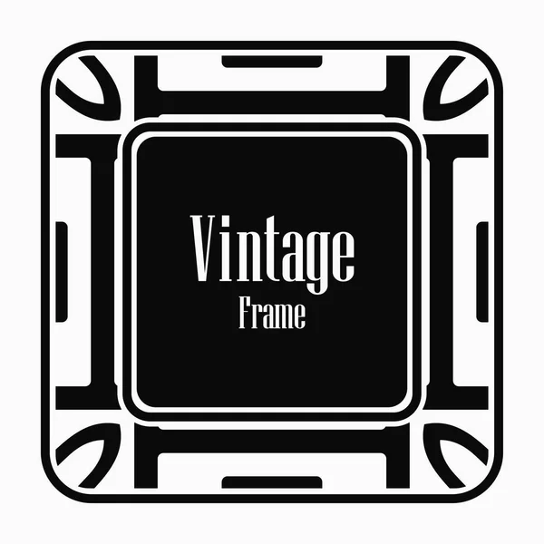 Vintage art deco rámeček — Stockový vektor