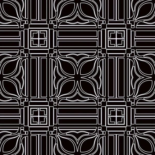 Art deco naadloos patroon — Stockvector