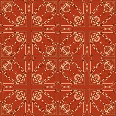 art deco dikişsiz desen