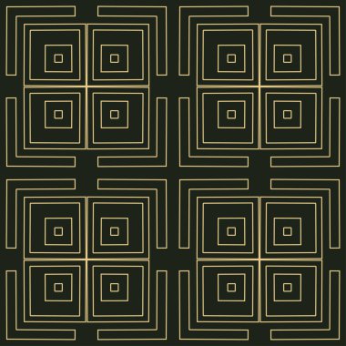 art deco dikişsiz desen