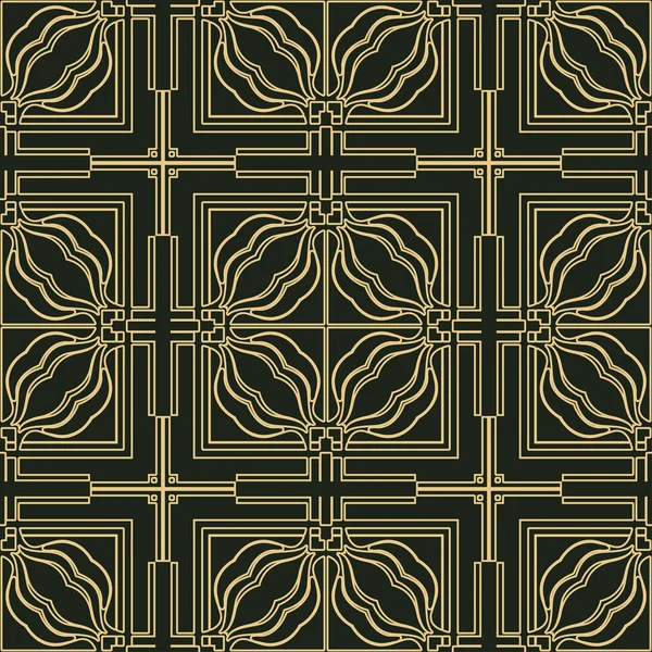 Art Deco Seamless pattern — Stock Vector