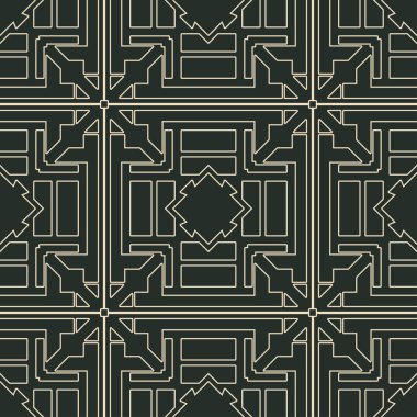 art deco dikişsiz desen