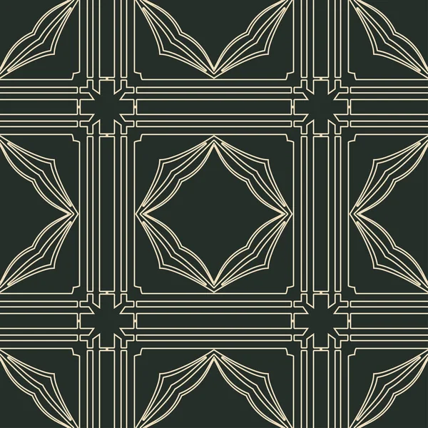 Art deco naadloos patroon — Stockvector