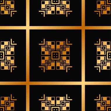 art deco dikişsiz desen