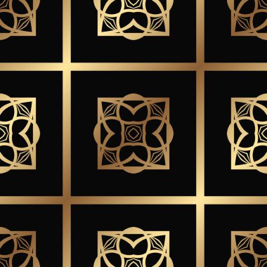 art deco dikişsiz desen