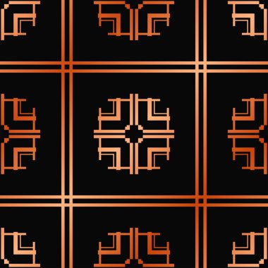 art deco dikişsiz desen