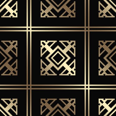 art deco dikişsiz desen