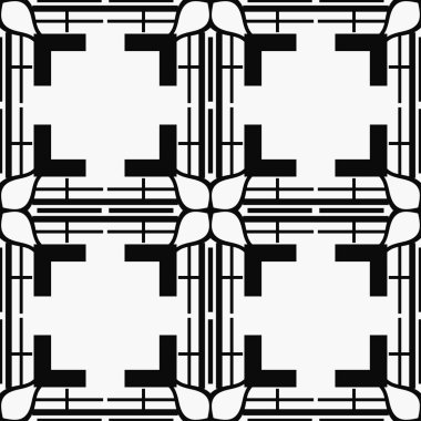 art deco dikişsiz desen