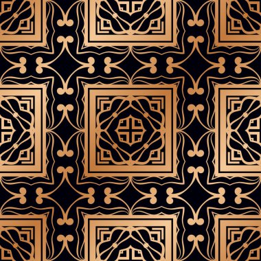 art deco dikişsiz desen