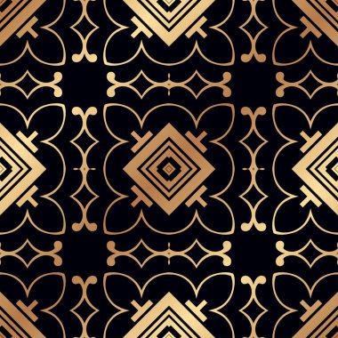 art deco dikişsiz desen