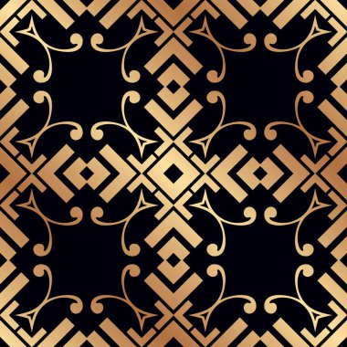 art deco dikişsiz desen