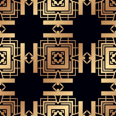 art deco dikişsiz desen