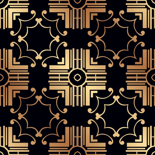 Art Deco Seamless Pattern — Stock Vector