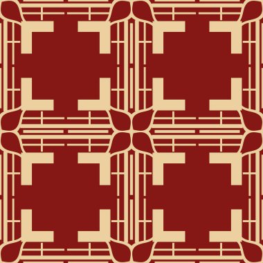 art deco dikişsiz desen