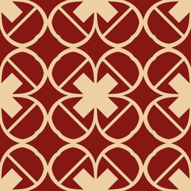 art deco dikişsiz desen