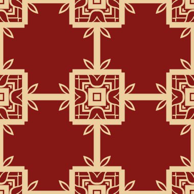 art deco dikişsiz desen