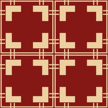 art deco dikişsiz desen