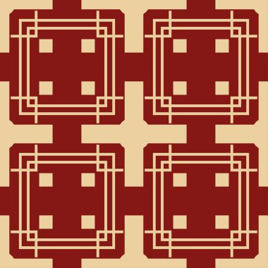 art deco dikişsiz desen