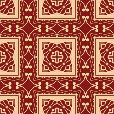 art deco dikişsiz desen