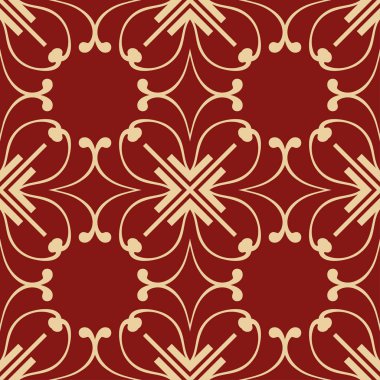 art deco dikişsiz desen