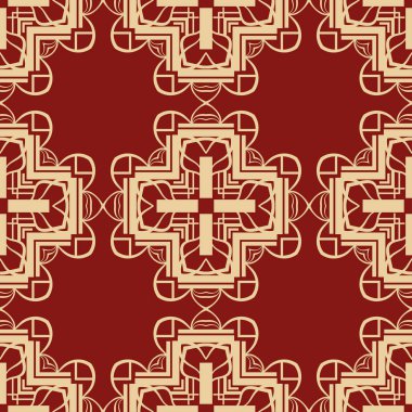 art deco dikişsiz desen