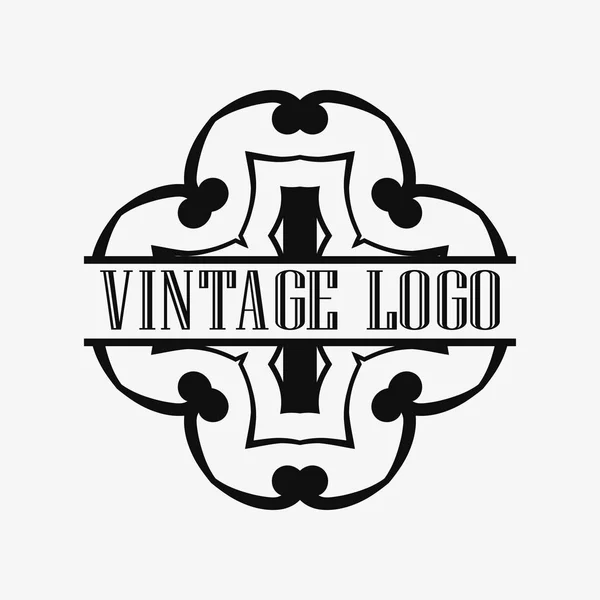 Art Deco logotipo ornamental — Vetor de Stock