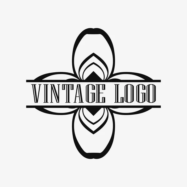 Art Deco prydnads logotyp — Stock vektor