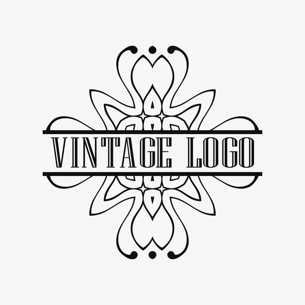 Logo ornamentale Art Deco — Vettoriale Stock